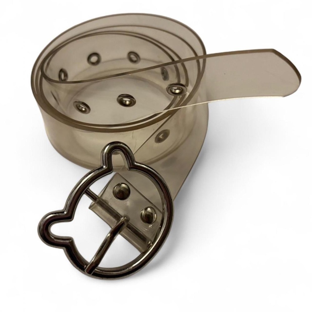 SOLD: Teddy Fresh - Clear Belt w/ Bear Buckle